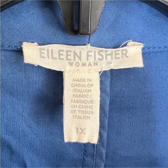 Eileen Fisher Linen Unlined Blazer, 1X - Picture 4 of 10